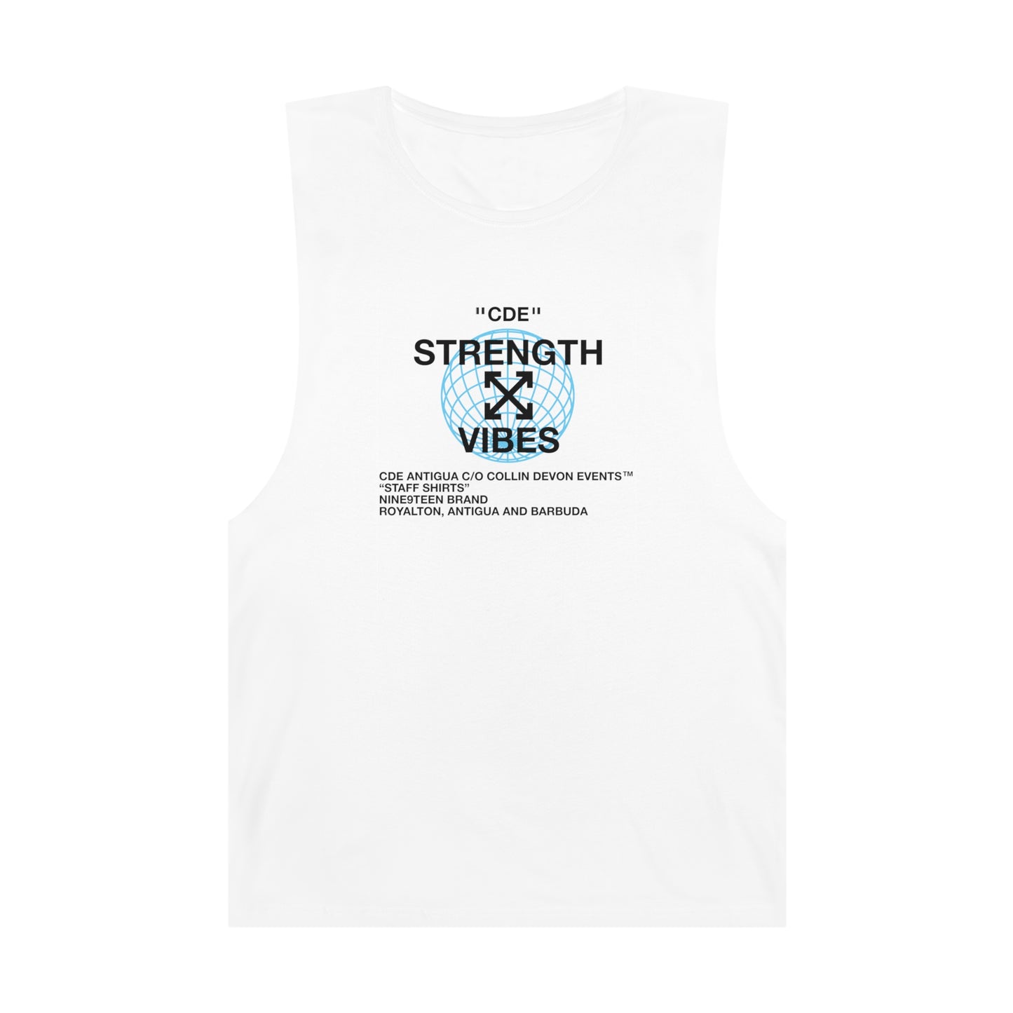 Vintage CDE Strength Team Tank - White